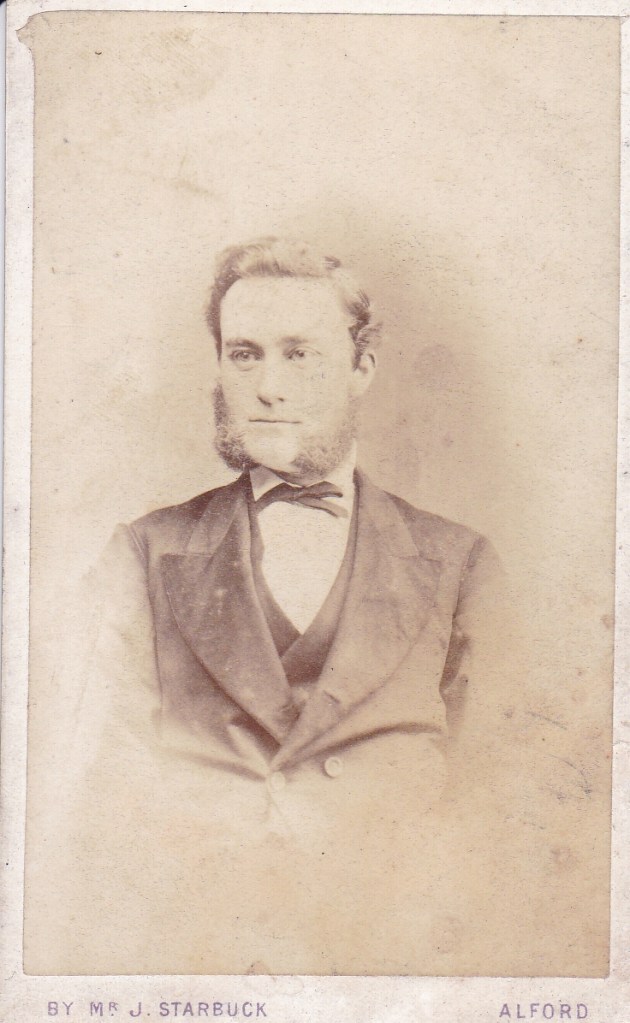 These three photos are blamk on the rear of the carte and simply show "By Mr J Starbuck" along the lower edge